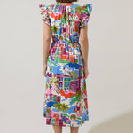 Rumi Town Ruffle Midi Dress Long Dresses Sugarlips