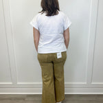 Run Around Wide Pants - Light Camel Jeans Zenana