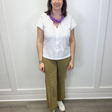 Run Around Wide Pants - Light Camel Jeans Zenana