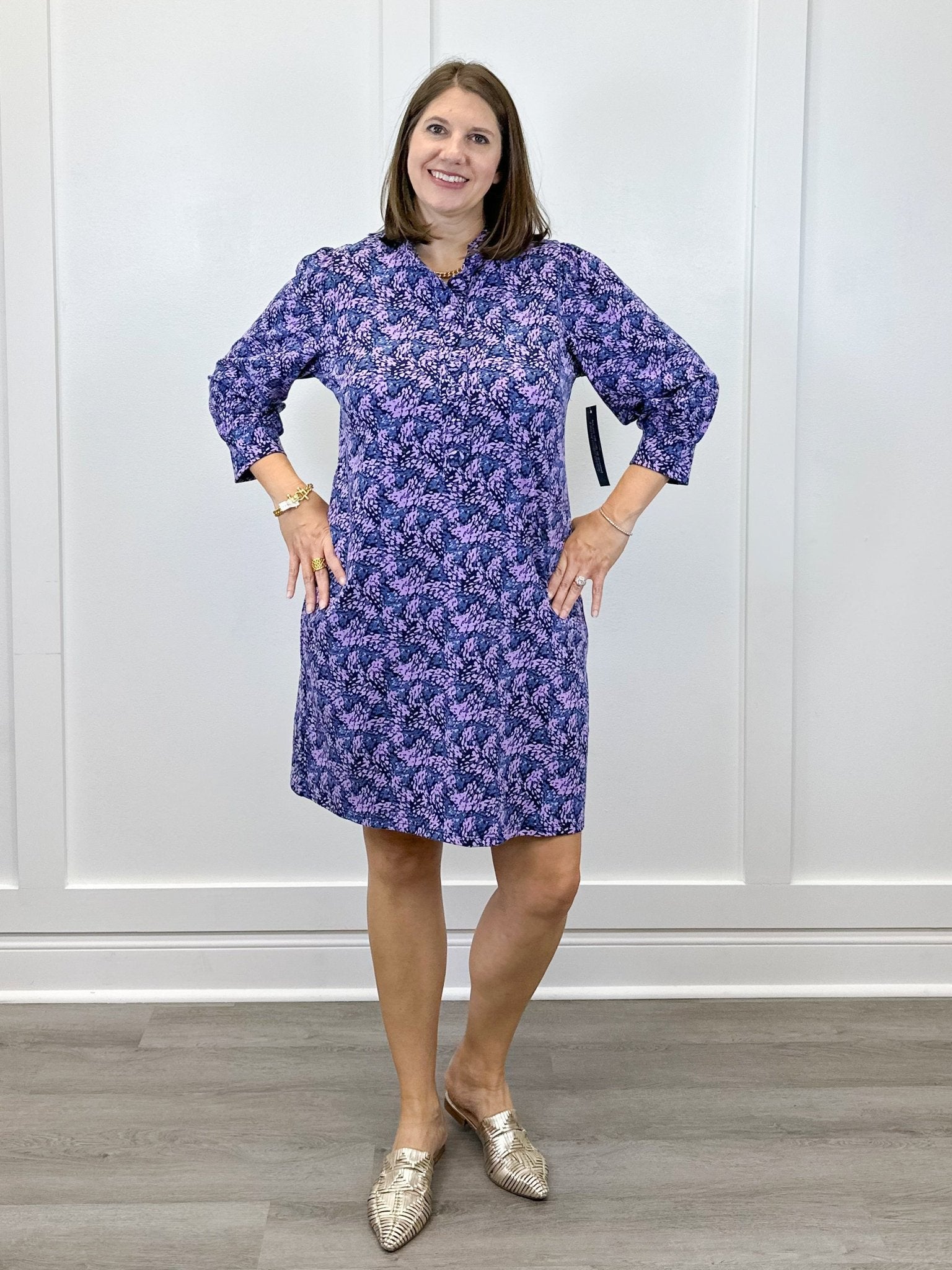 Ruth Dress - Moonlit Lavender Short Dresses Duffield Lane