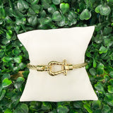 Saddle Cable Bangle - Sugar Babies Children's Boutique/Meg's Shoppe