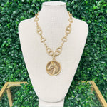 Saddle Club Coin Necklace - Sugar Babies Children's Boutique/Meg's Shoppe
