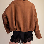 Saddlewood Drape Jacket - Sugar Babies Children's Boutique/Meg's Shoppe