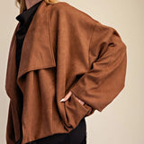 Saddlewood Drape Jacket - Sugar Babies Children's Boutique/Meg's Shoppe