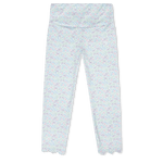 Sadie Scallop Legging - Frosted Floral Girls Pants + Leggings Set Athleisure