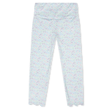 Sadie Scallop Legging - Frosted Floral Girls Pants + Leggings Set Athleisure