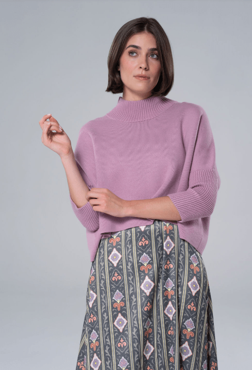 Sadie Sweater - Vintage Mauve