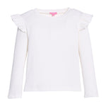 Sadie Tee - Ivory Girls Tops + Tees Bisby