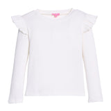 Sadie Tee - Ivory Girls Tops + Tees Bisby