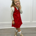 Sadie Top - Gold Stripe - Sugar Babies Children's Boutique/Meg's Shoppe