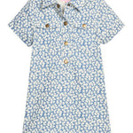 Safari Popover Dress - French Blue Corduroy - Sugar Babies Children's Boutique/Meg's Shoppe