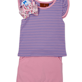 Sage Skort Set - Purple & Pink Girls Sets Millie Jay