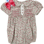 Samantha Smocked Bubble Girls Bubbles + Rompers Sweet Dreams