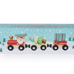 Santa Hand Crafted Wooden Magnetic Train Set Seasonal Two's Company