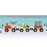 Santa Hand Crafted Wooden Magnetic Train Set Seasonal Two's Company
