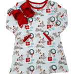 Santa Paws Susie Swing L/S Dress Girls Play Dresses Cypress Row