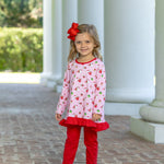 Santa's Workshop Ruffle Pant Set Girls Sets Trotter Street Kids