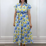 Santorini Sunshine Midi Dress Long Dresses Entro