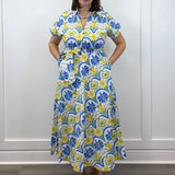 Santorini Sunshine Midi Dress Long Dresses Entro