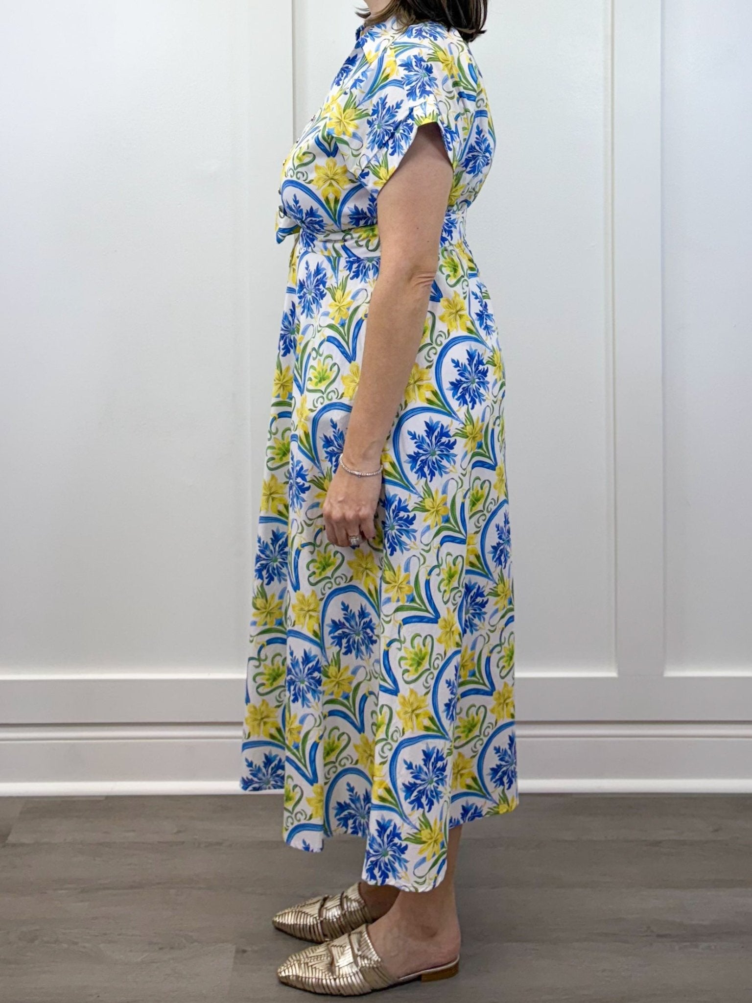 Santorini Sunshine Midi Dress Long Dresses Entro
