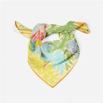 Satin Square Scarf – Palm Paradise - Sugar Babies Children's Boutique/Meg's Shoppe