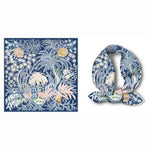 Satin Square Scarf – Sweet Cream Style - Blue - Sugar Babies Children's Boutique/Meg's Shoppe