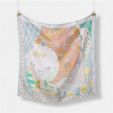 Satin Square Scarf - Whimsy - Sugar Babies Children's Boutique/Meg's Shoppe