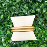 Savannah Brushed Gold Bangle Set - Sugar Babies Children's Boutique/Meg's Shoppe