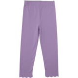 Scalloped Leggings - Lavender Girls Pants + Leggings Trotter Street Kids