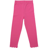 Scalloped Leggings - Pink Girls Pants + Leggings Trotter Street Kids