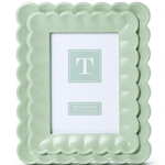 Scalloped Wood Frame - Assorted Home Decor Two's Company Green