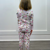 School Day Sweetness L/S Pajamas - Pink Kids Pajamas Magnolia Baby