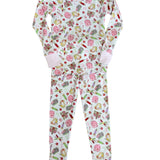 School Day Sweetness L/S Pajamas - Pink Kids Pajamas Magnolia Baby