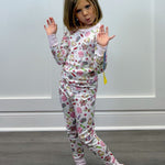 School Day Sweetness L/S Pajamas - Pink Kids Pajamas Magnolia Baby