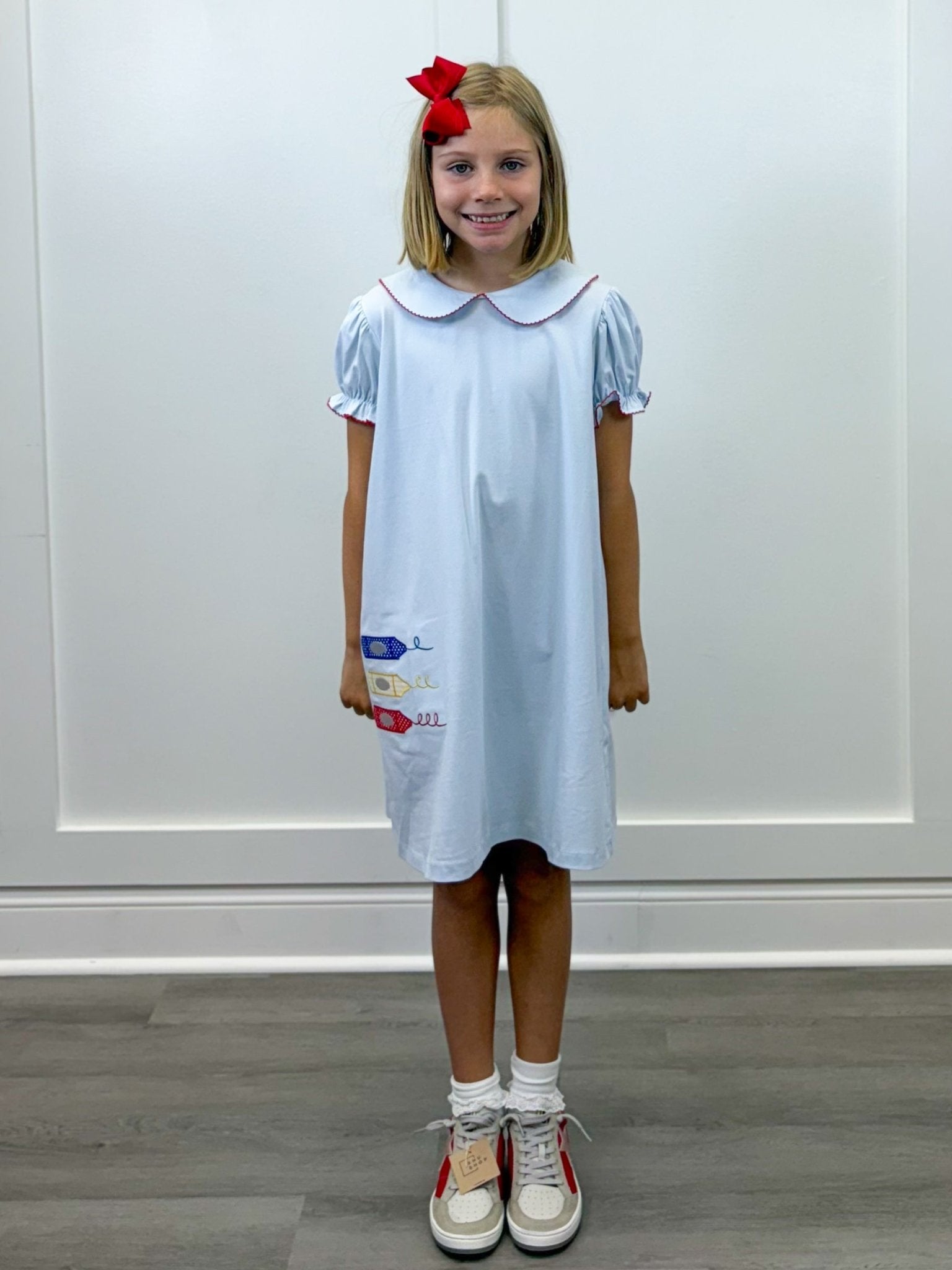 School Days Applique Dress