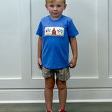 School Days Smocked Boys Short Set Boys Sets Banana Split