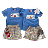 School Days Smocked Boys Short Set Boys Sets Banana Split