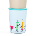 School Supplies Teacher Drink Sleeve: Small Insulated Drinkware Callie Danielle