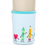 School Supplies Teacher Drink Sleeve: Small Insulated Drinkware Callie Danielle