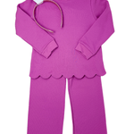 Scottie Scalloped Set - Pink Girls Sets Millie Jay