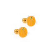 Screwback Stud Earrings - Knox Pumpkin Kids Jewelry Linny Co