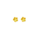 Screwback Stud Earrings Lux - Candy Star Sunshine Yellow - Sugar Babies Children's Boutique/Meg's Shoppe