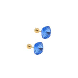 Screwback Stud Earrings Lux - Cobalt Blue - Sugar Babies Children's Boutique/Meg's Shoppe