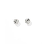 Screwback Stud Earrings Lux - Zuri Clear - Sugar Babies Children's Boutique/Meg's Shoppe