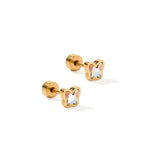 Screwback Stud Earrings - Polly Butterfly Kids Jewelry Linny Co