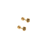 Screwback Stud Earrings - Rose Gold - Sugar Babies Children's Boutique/Meg's Shoppe