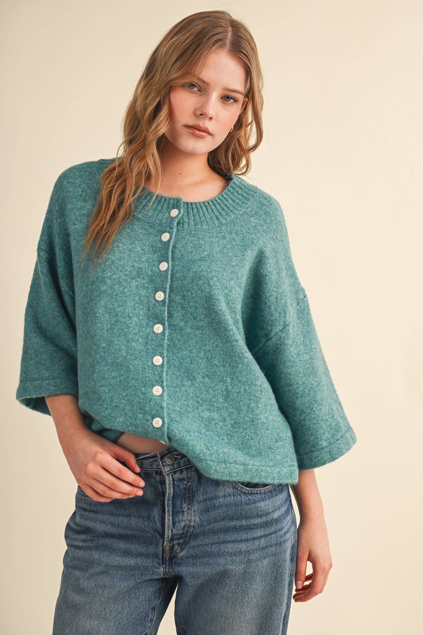Sea Glass Sweater - Sugar Babies Children's Boutique/Meg's Shoppe