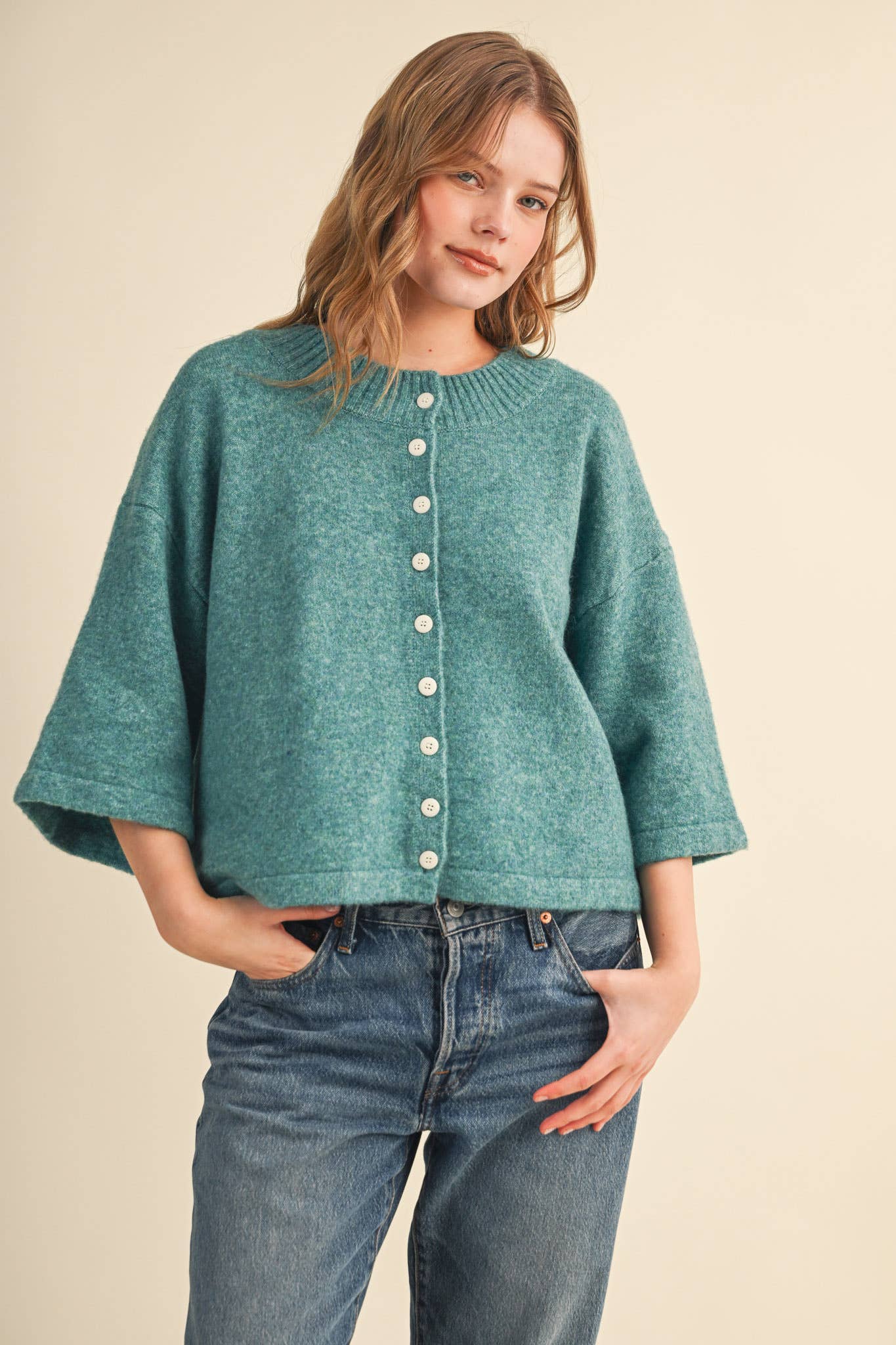 Sea Glass Sweater - Sugar Babies Children's Boutique/Meg's Shoppe