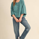 Sea Glass Sweater - Sugar Babies Children's Boutique/Meg's Shoppe