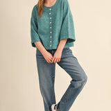 Sea Glass Sweater - Sugar Babies Children's Boutique/Meg's Shoppe